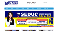 Desktop Screenshot of cursoequipol.com